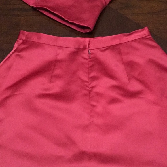 MichaelAngelo 2 piece apple red evening dress - Picture 6 of 8